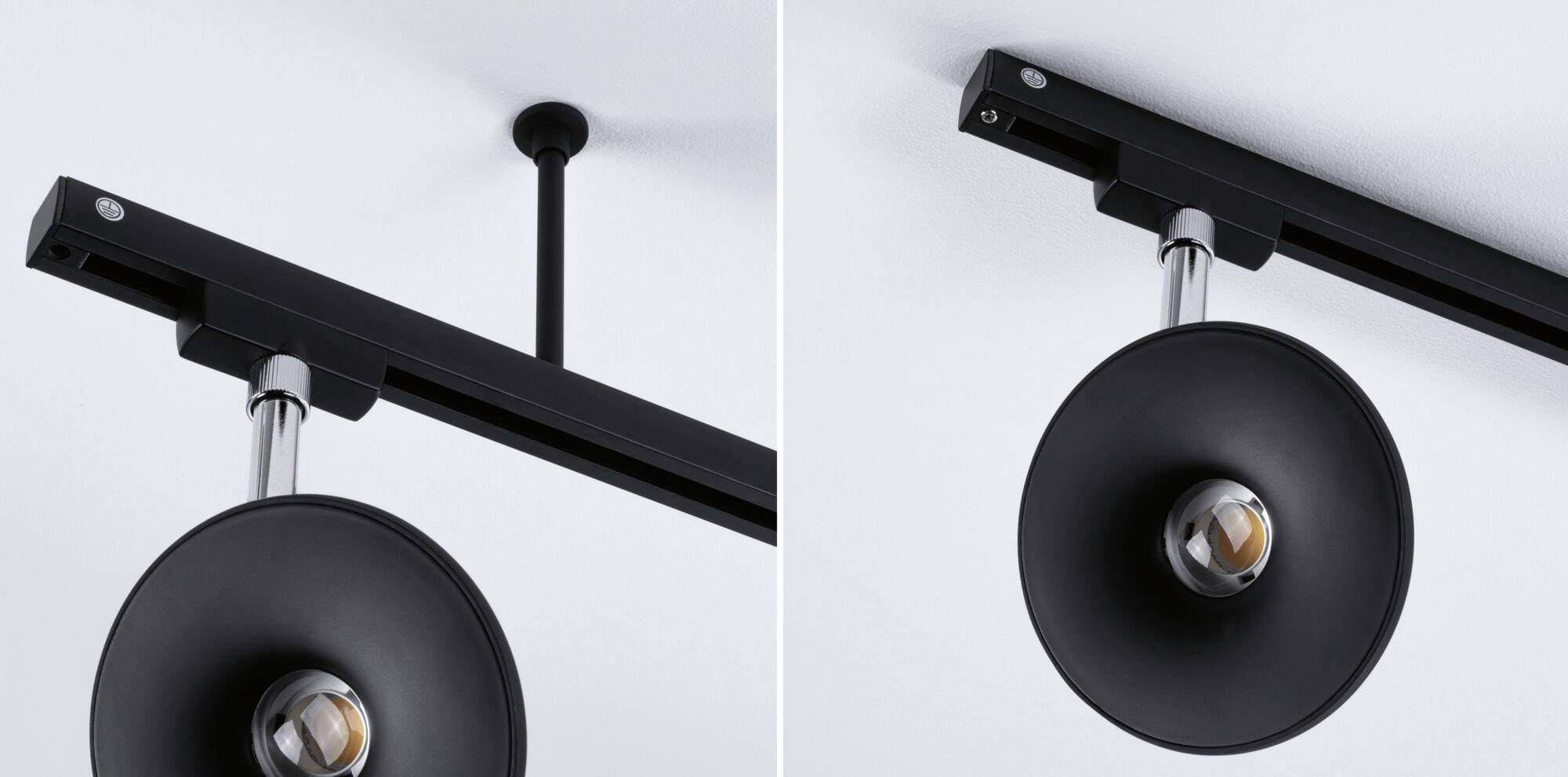 Paulmann System Abhängung 96994 Hochvolt-Seilsystem-Komponente Abhängeset Schwarz (matt)