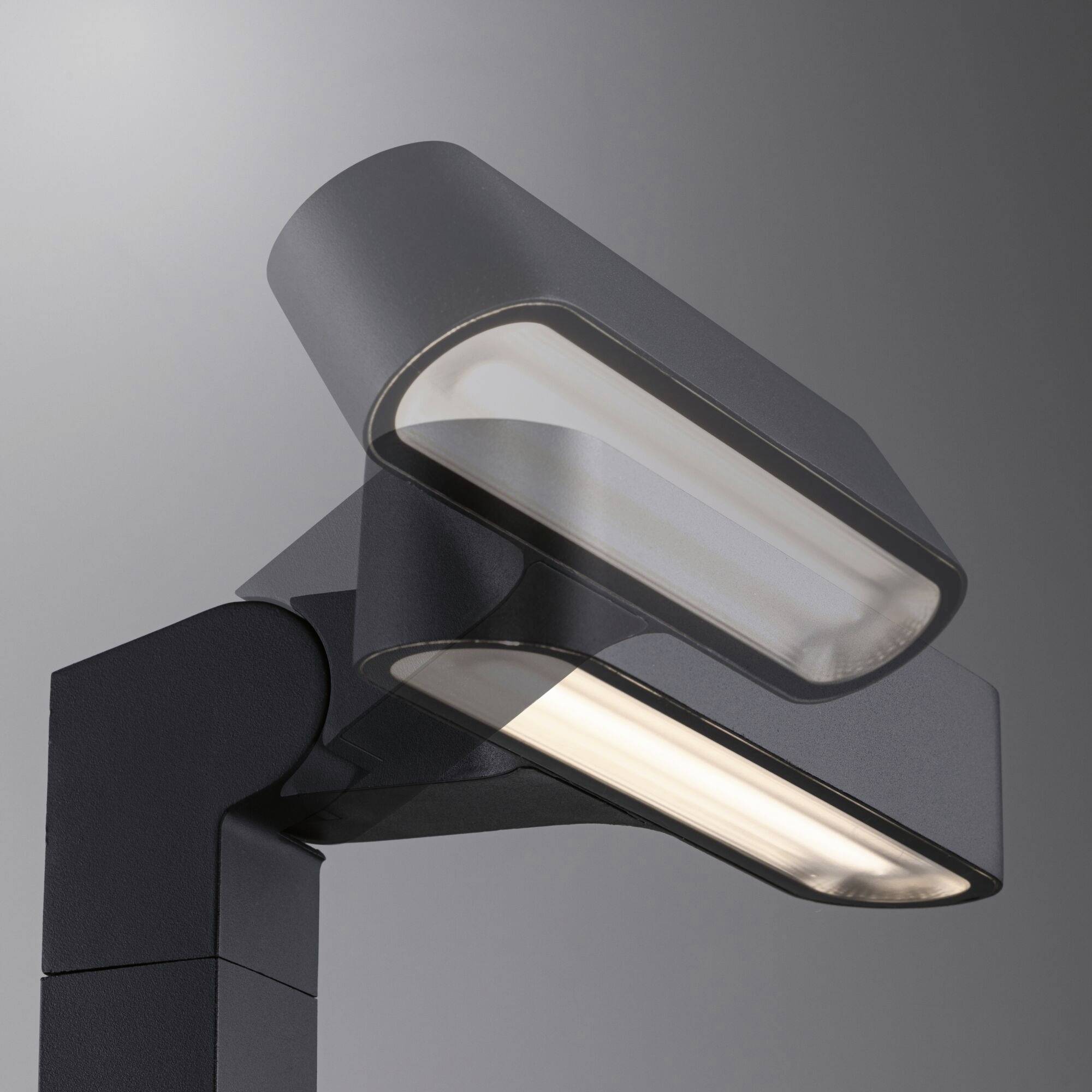 Paulmann Poller ITO horizontal 94546 Beleuchtungssystem Plug & Shine LED-Gartenstrahler LED 6W Warmweiß Anthrazit