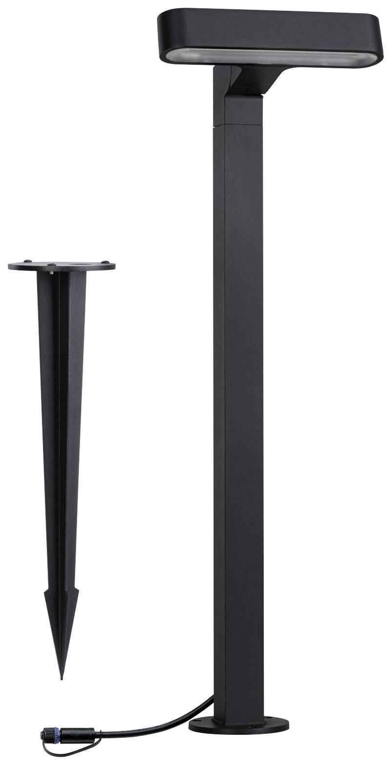 Paulmann Poller ITO horizontal 94546 Beleuchtungssystem Plug & Shine LED-Gartenstrahler LED 6W Warmweiß Anthrazit