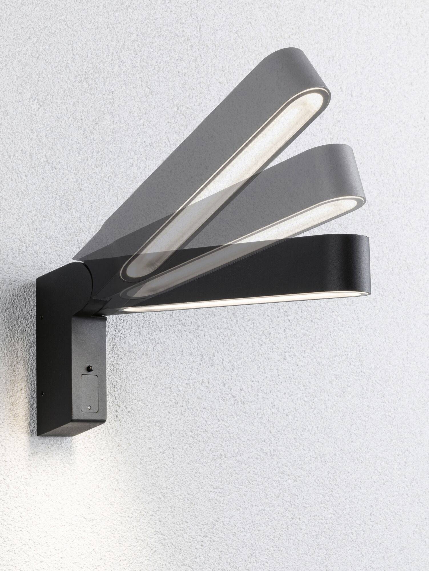 Paulmann House ITO vertikal 94549 Beleuchtungssystem GEV - Licht im Garten LED-Wandleuchte LED 6W Warmweiß Anthrazit