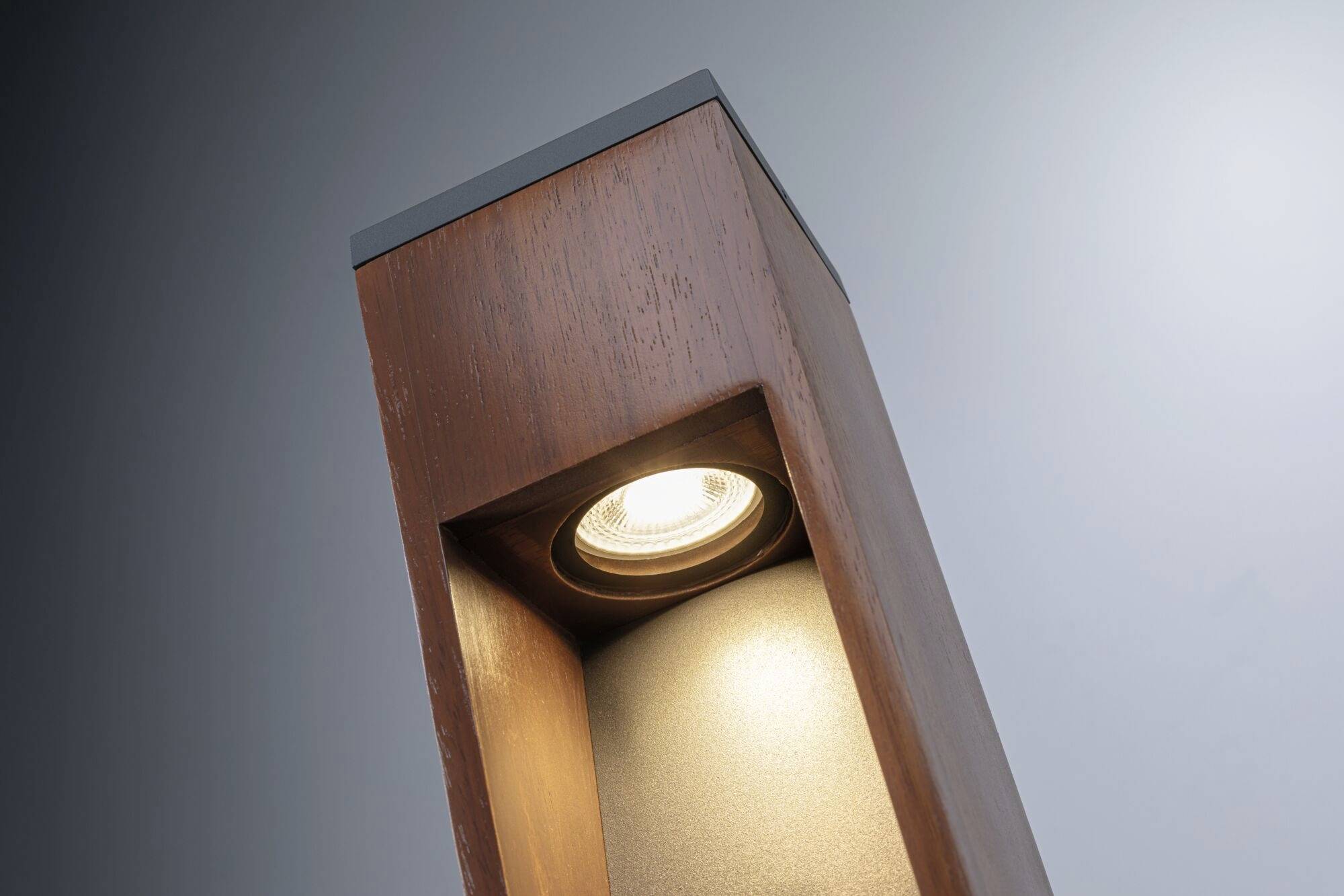 Paulmann 94677 Poller Trabia 40 LED-Außenstandleuchte LED GU10 3.5W Holz