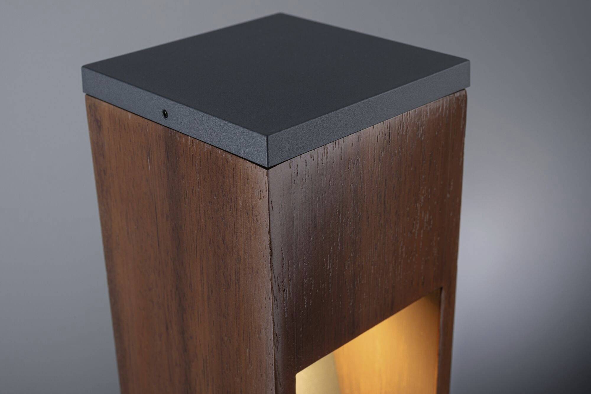 Paulmann 94678 Poller Trabia 60 LED-Außenstandleuchte LED GU10 3.5W Holz