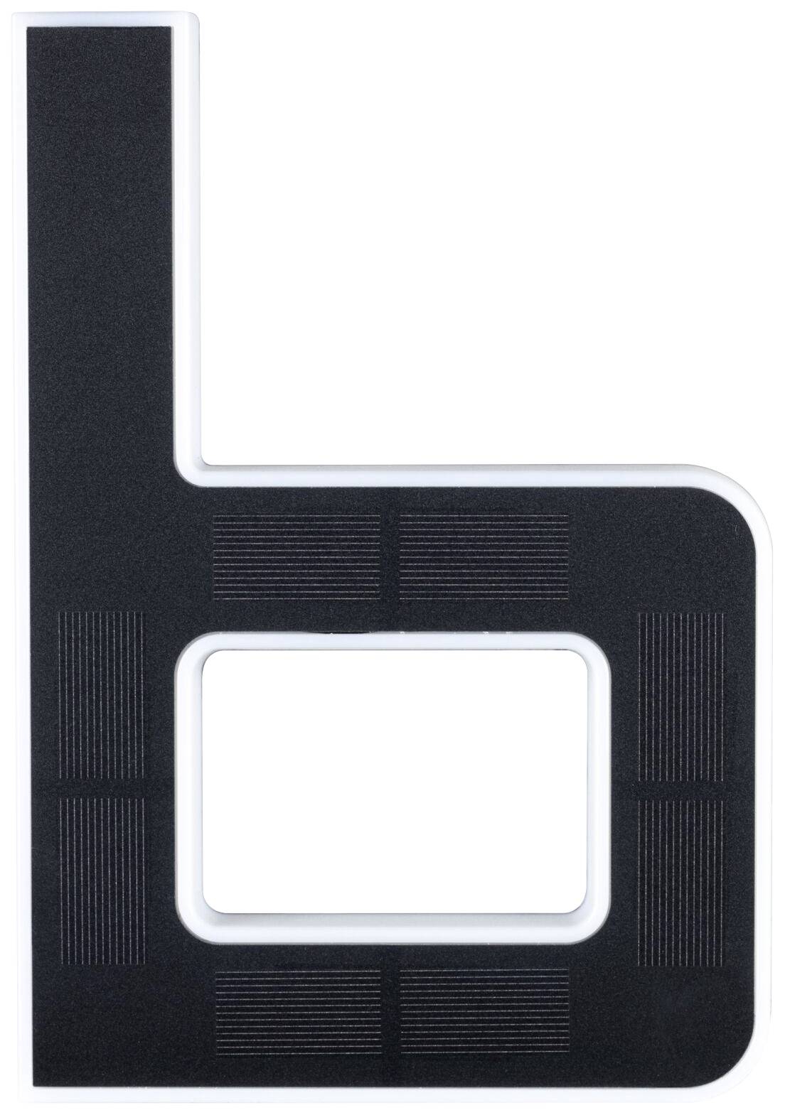 Paulmann 94651 Solar Hausnummer b Solar-Hausnummernleuchte Warmweiß Schwarz