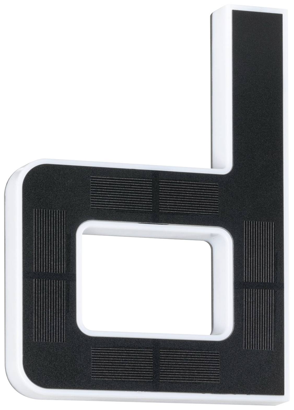 Paulmann 94653 Solar Hausnummer d Solar-Hausnummernleuchte Warmweiß Schwarz