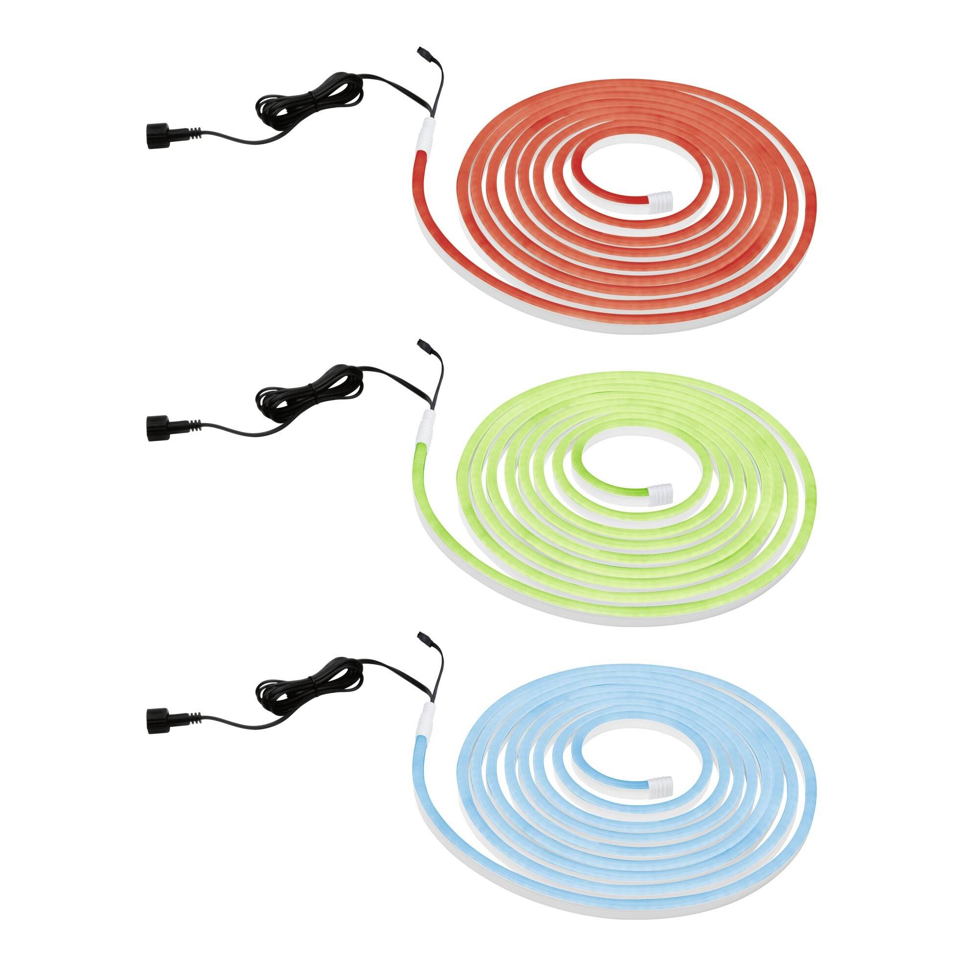 Paulmann Outdoor Stripe Set 5m 78890 LED-Streifen-Komplettset mit Stecker 24V 5m RGB 1 Set