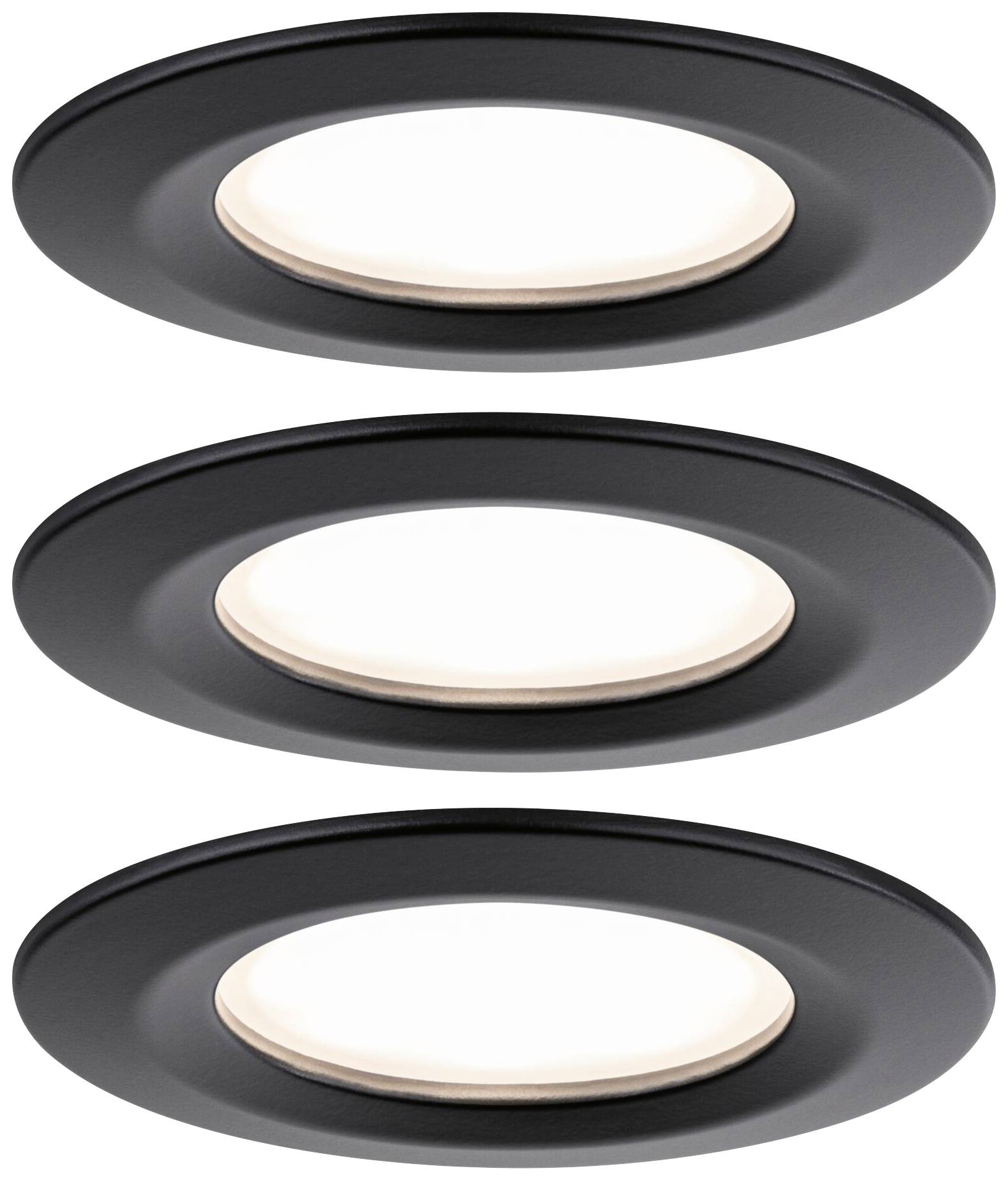 Paulmann 93081 Set Nova Plus LED-Einbauleuchte LED 18W Schwarz