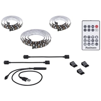 Paulmann TV Strips 55 Zoll 78880 LED-Streifen-Basisset mit USB-Anschluss 5 V 2 m RGB 1 Set Paulmann TV Strips 55 Zoll 78880 LED-Streifen-Basisset mit USB-Anschluss 5 V 2 m RGB 1 Set