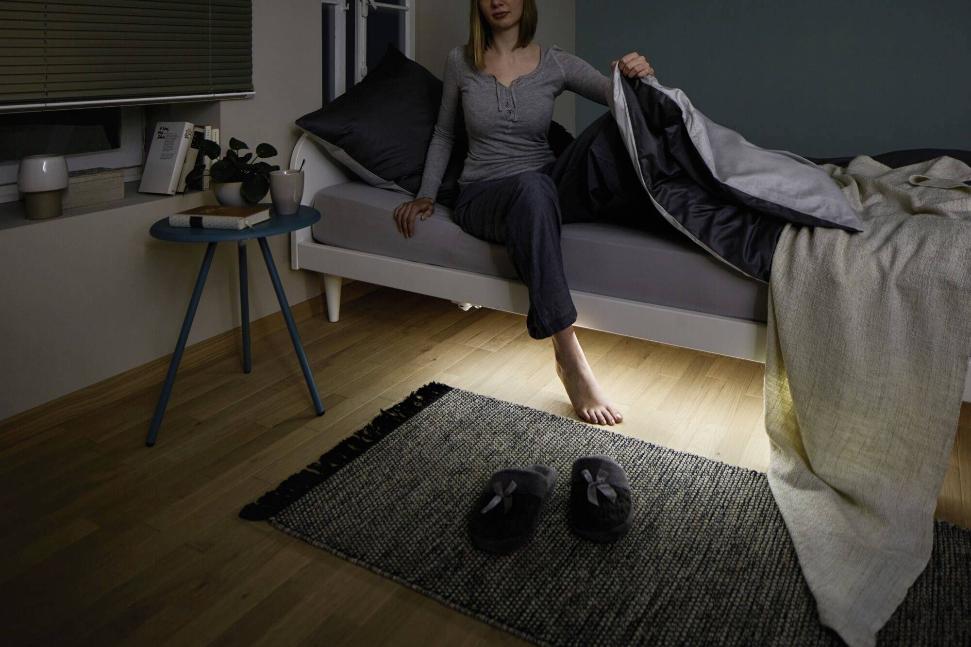 Paulmann Comfort Set Bett 1m 78893 LED-Streifen-Basisset mit Stecker 24V 1m Warmweiß 1 Set