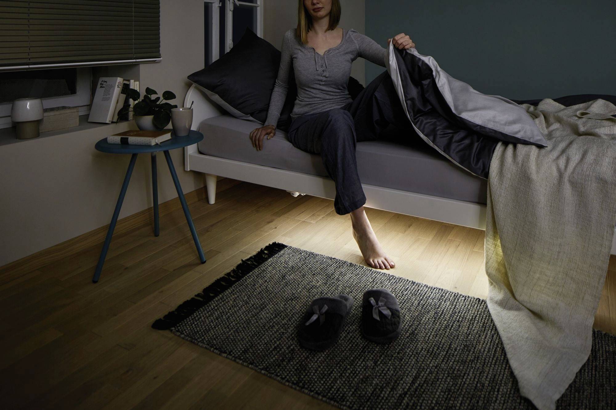 Paulmann Comfort Set Bett 2x1m 78894 LED-Streifen-Basisset mit Stecker 24V 2m Warmweiß 1 Set