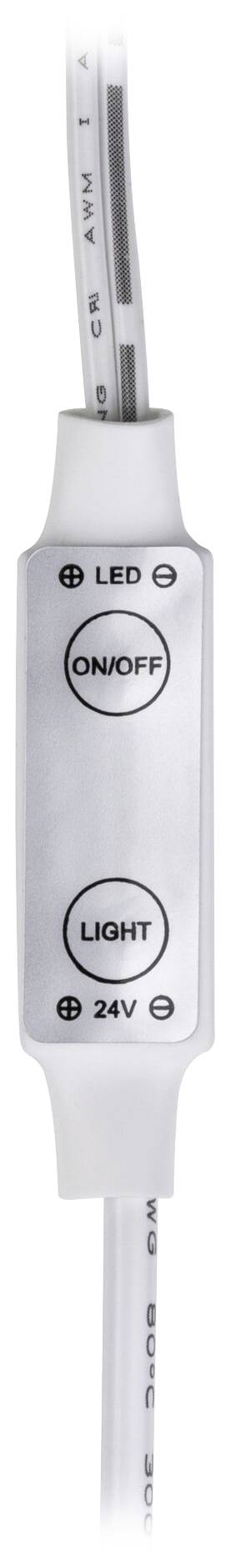 Paulmann Comfort Set Regal 1m 78895 LED-Streifen-Basisset mit Stecker 24V 1m Warmweiß 1 Set