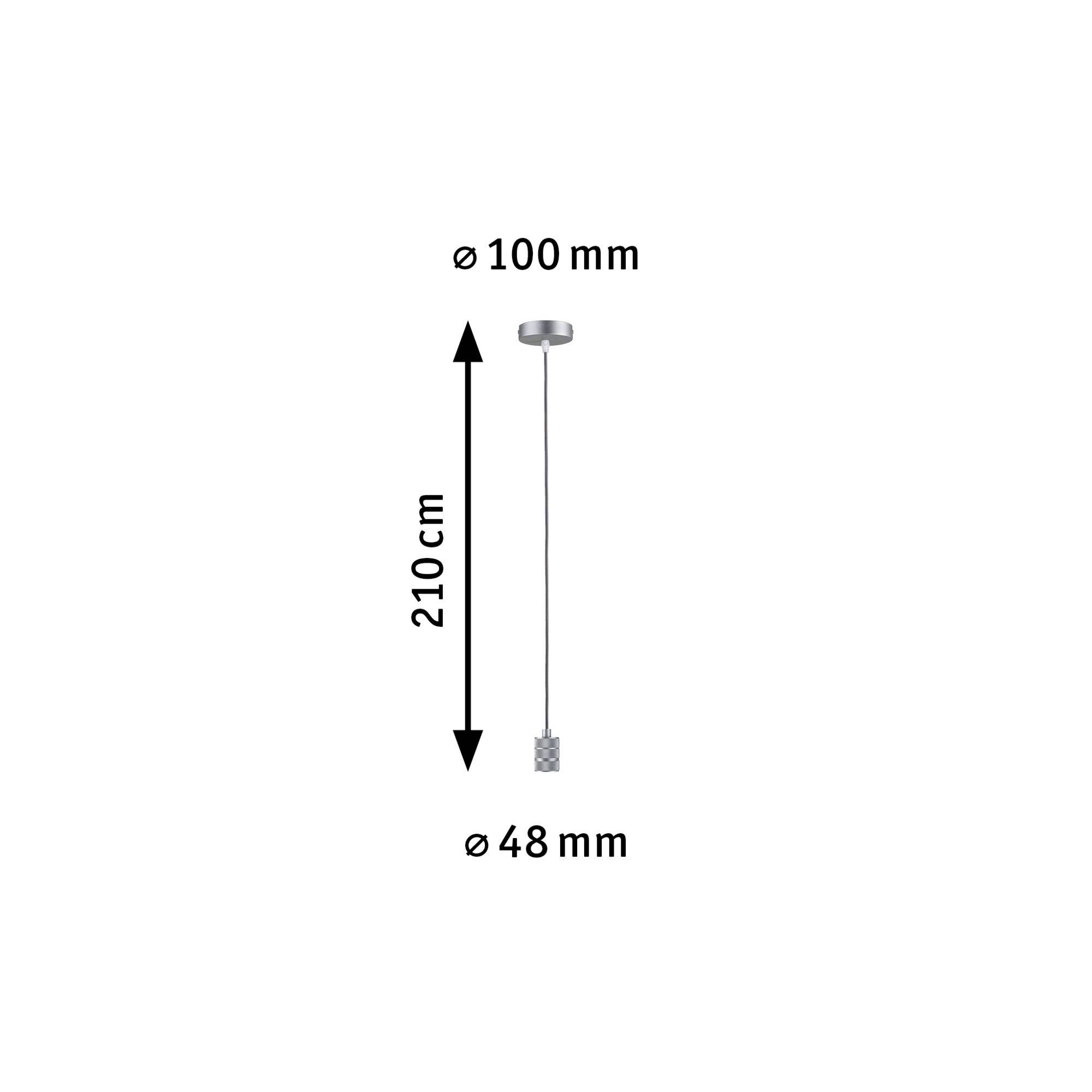 Paulmann Tilla Pendel 78434 Pendelleuchte E27 Aluminium