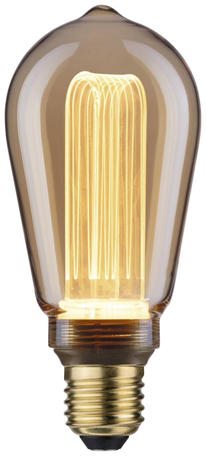 Paulmann 28879 LED E27 Spezialform 3.5W = 17W Gold (Ø x H) 64mm x 142mm 1St.