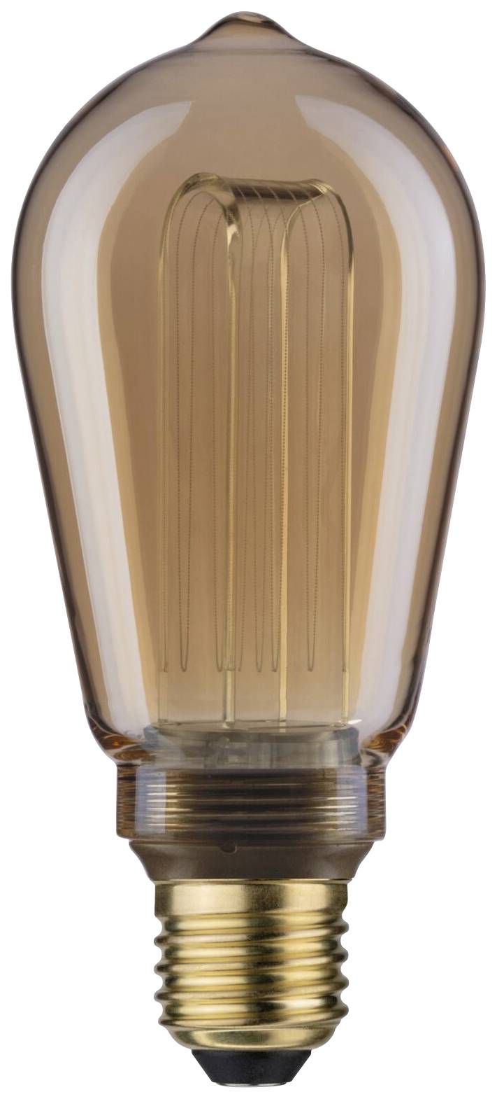 Paulmann 28879 LED E27 Spezialform 3.5W = 17W Gold (Ø x H) 64mm x 142mm 1St.