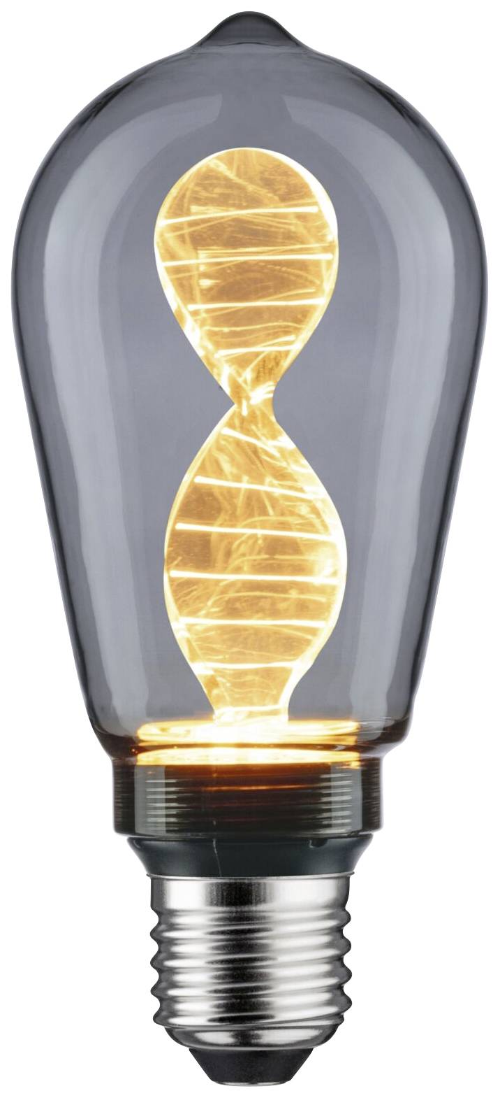 Paulmann 28886 LED E27 Spezialform 3.5W = 10W Gold (Ø x H) 64mm x 142mm 1St.