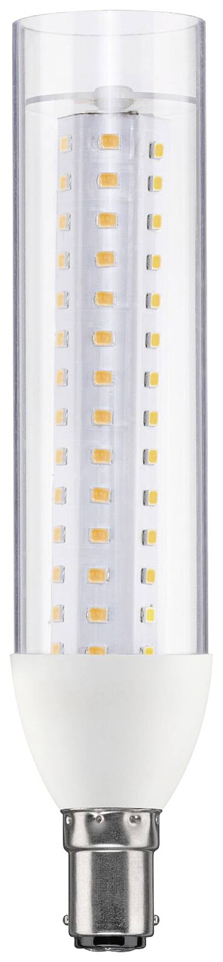 Paulmann 28890 LED EEK E (A - G) B15d Röhrenform 9.5 W = 75 W Warmweiß (Ø x H) 36 mm x 165 mm 1 St.