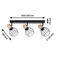 Paulmann Lanka 66768 Wandstrahler E14 Schwarz, Holz (hell) Paulmann Lanka 66768 Wandstrahler E14 Schwarz, Holz (hell)