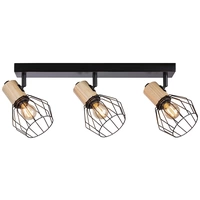 Paulmann Lanka 66768 Wandstrahler E14 Schwarz, Holz (hell) Paulmann Lanka 66768 Wandstrahler E14 Schwarz, Holz (hell)