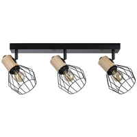 Paulmann Lanka 66768 Wandstrahler E14 Schwarz, Holz (hell) Paulmann Lanka 66768 Wandstrahler E14 Schwarz, Holz (hell)