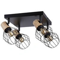 Paulmann Lanka 66769 Wandstrahler E14 Schwarz, Holz (hell) Paulmann Lanka 66769 Wandstrahler E14 Schwarz, Holz (hell)