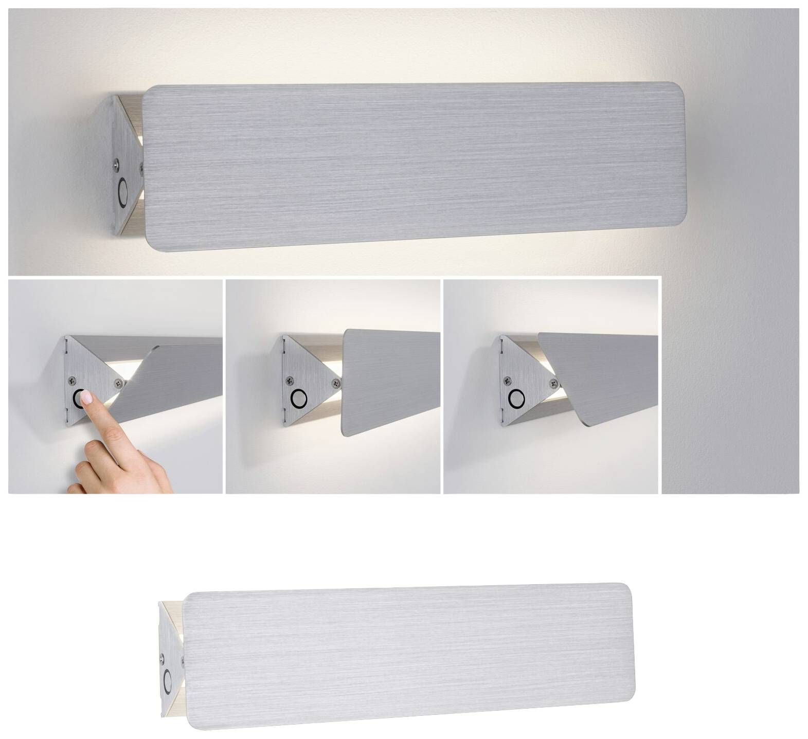 Paulmann Katla WL LED 79513 LED-Wandstrahler 7W Aluminium (gebürstet)