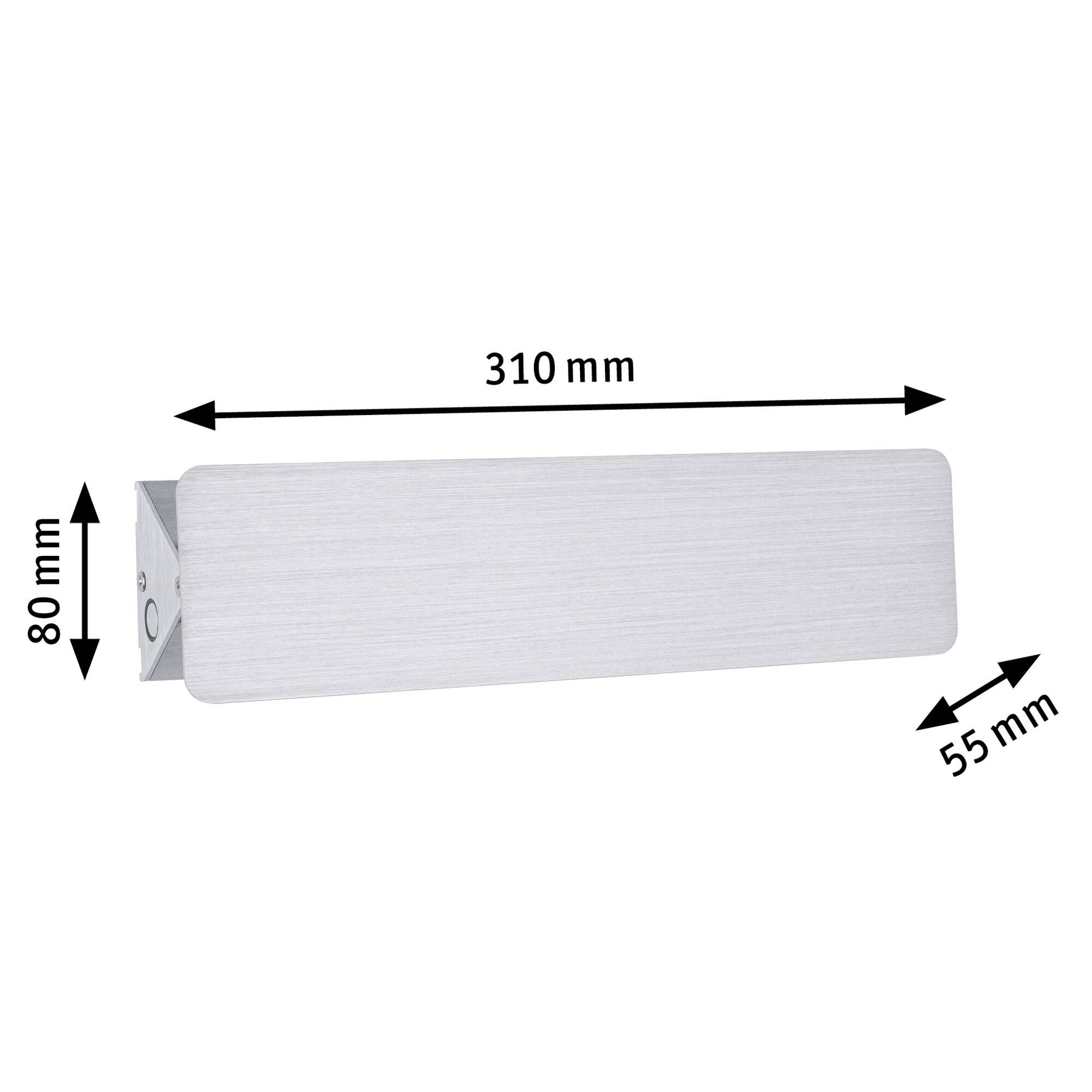 Paulmann Katla WL LED 79513 LED-Wandstrahler 7W Aluminium (gebürstet)