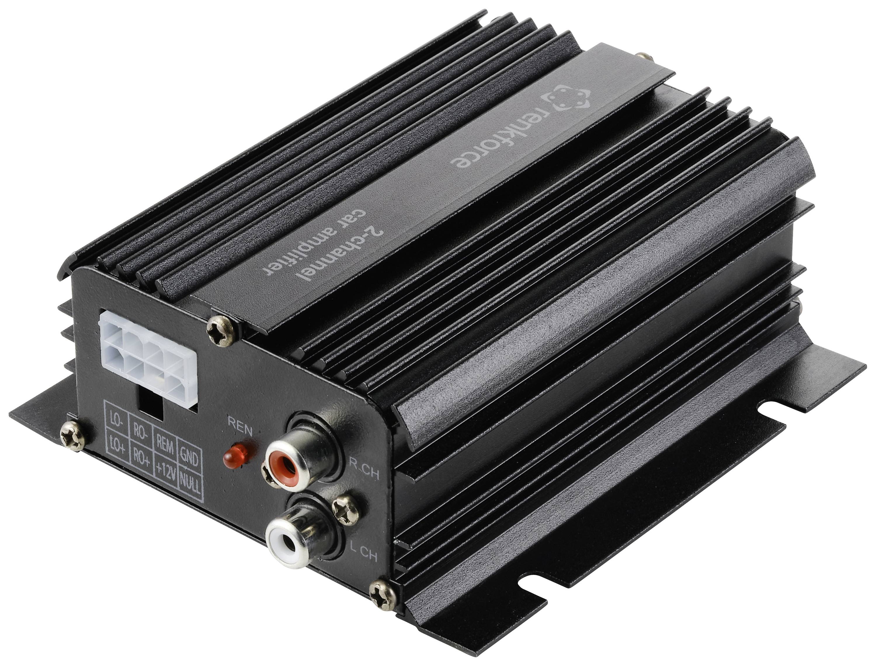 Renkforce RF-CMP-202 2-Kanal Endstufe 100W Bluetooth®-/USB-Audiowiedergabe, Lautstärke-/Bass-/Höhen-Regelung