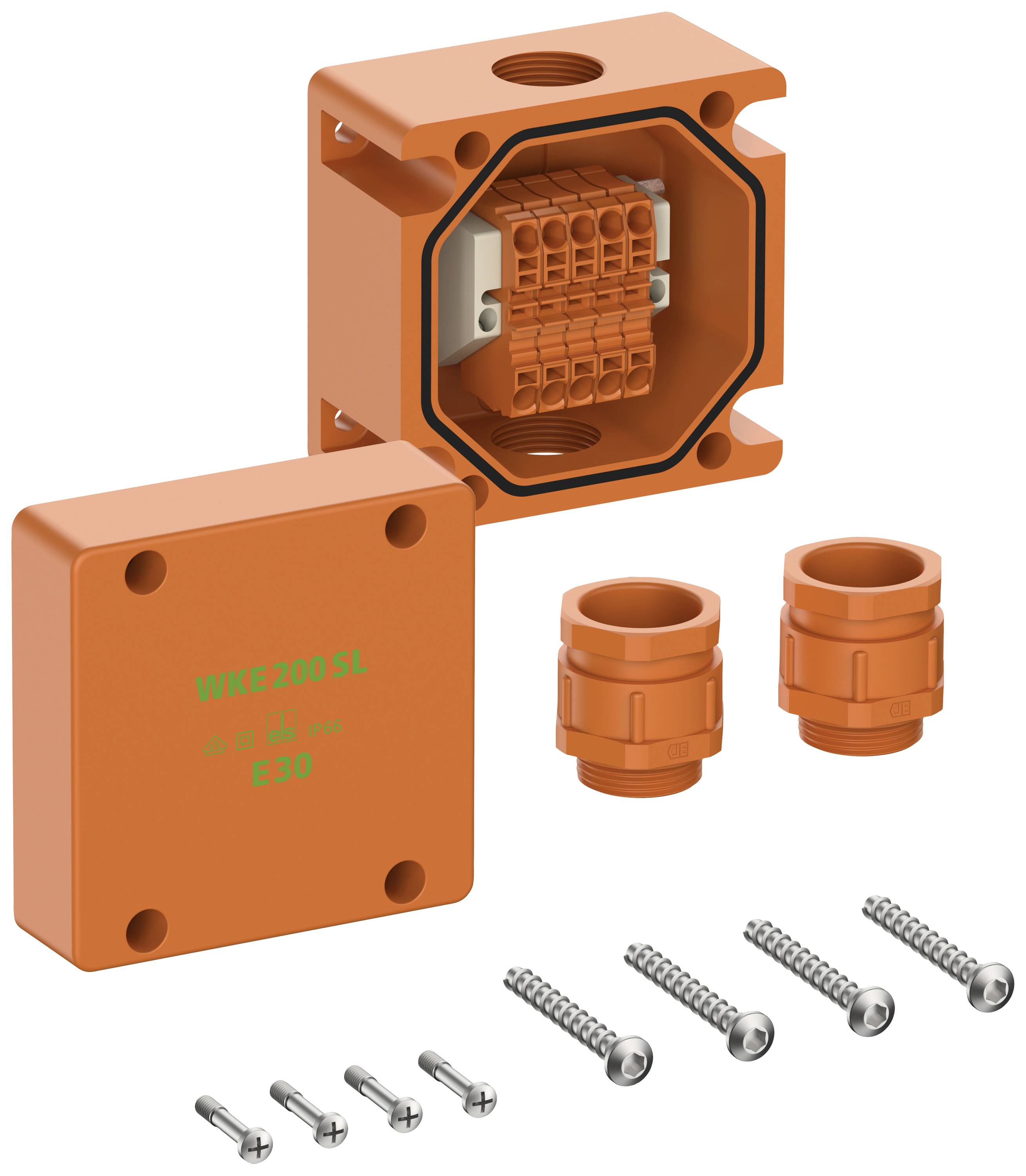 Spelsberg 86228201 Abzweigkasten (L x B x H) 115 x 93 x 115 mm Orange IP66 1 St.