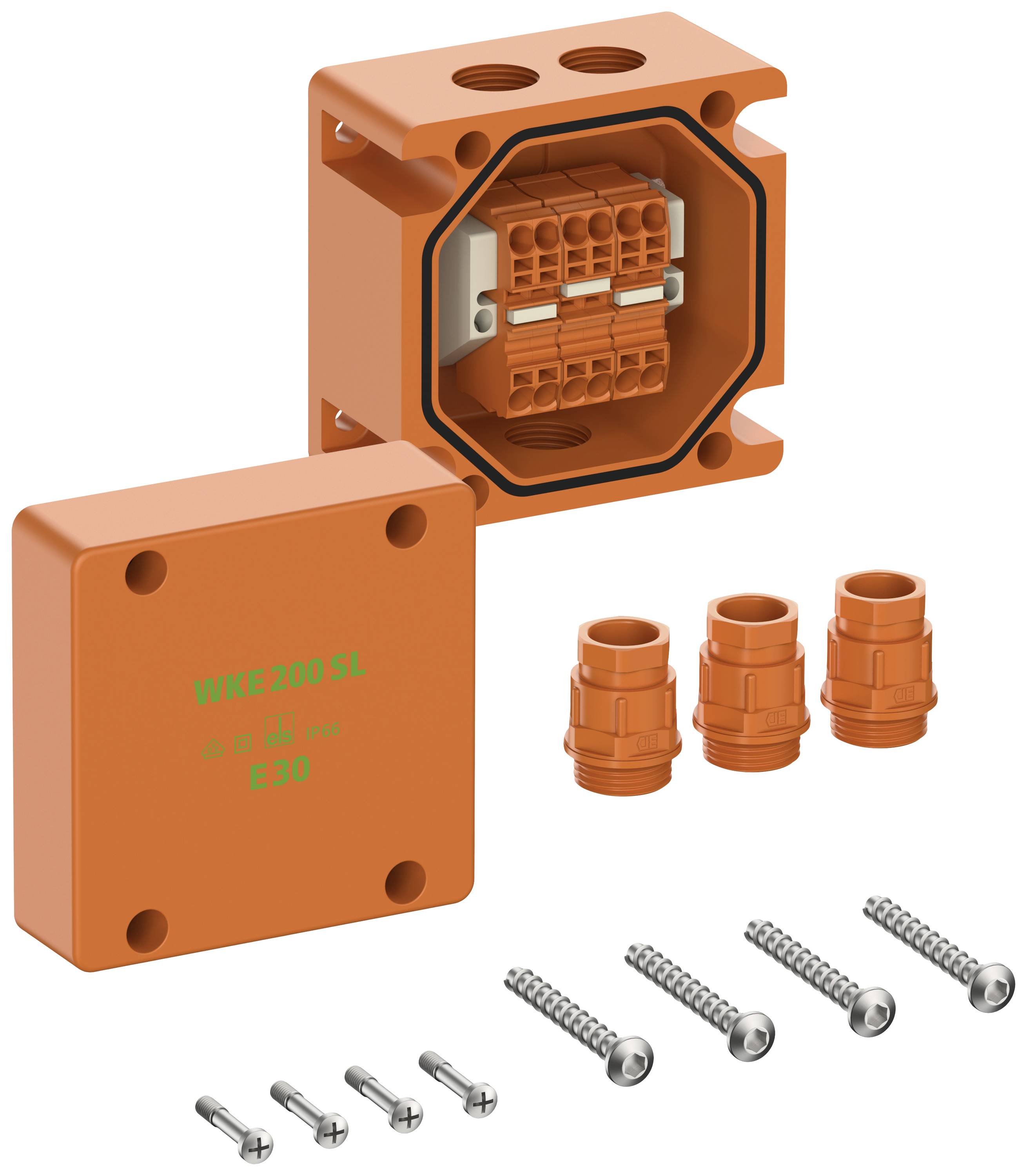 Spelsberg 86228301 Abzweigkasten (L x B x H) 115 x 93 x 115 mm Orange IP66 1 St.