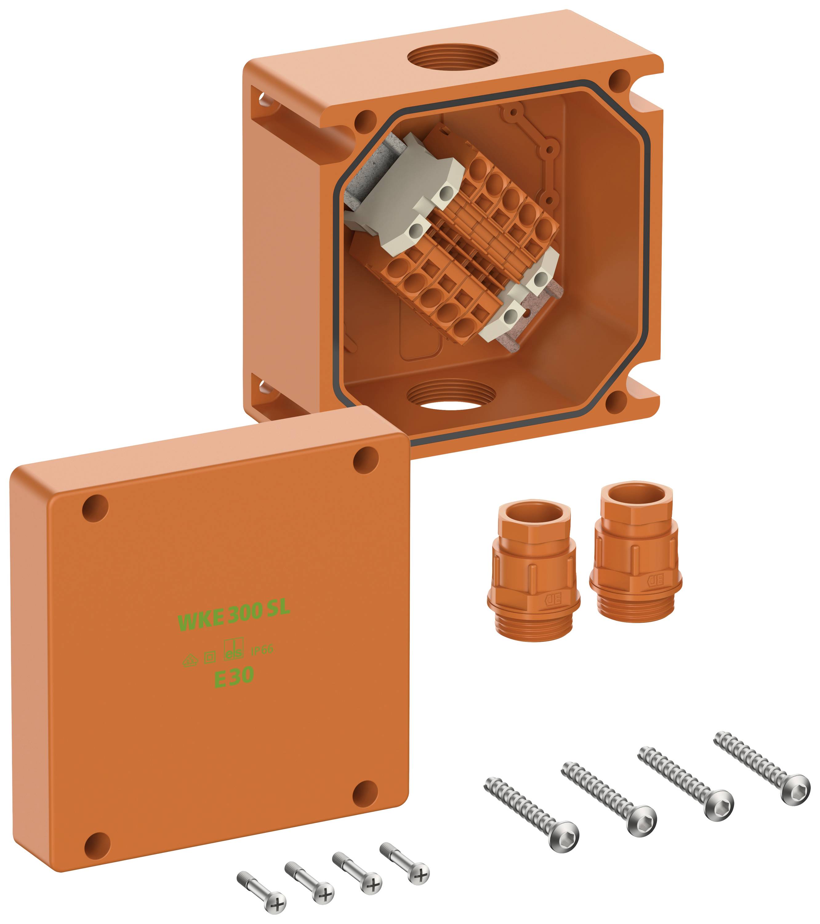 Spelsberg 86238201 Abzweigkasten (L x B x H) 160 x 110 x 160 mm Orange IP66 1 St.