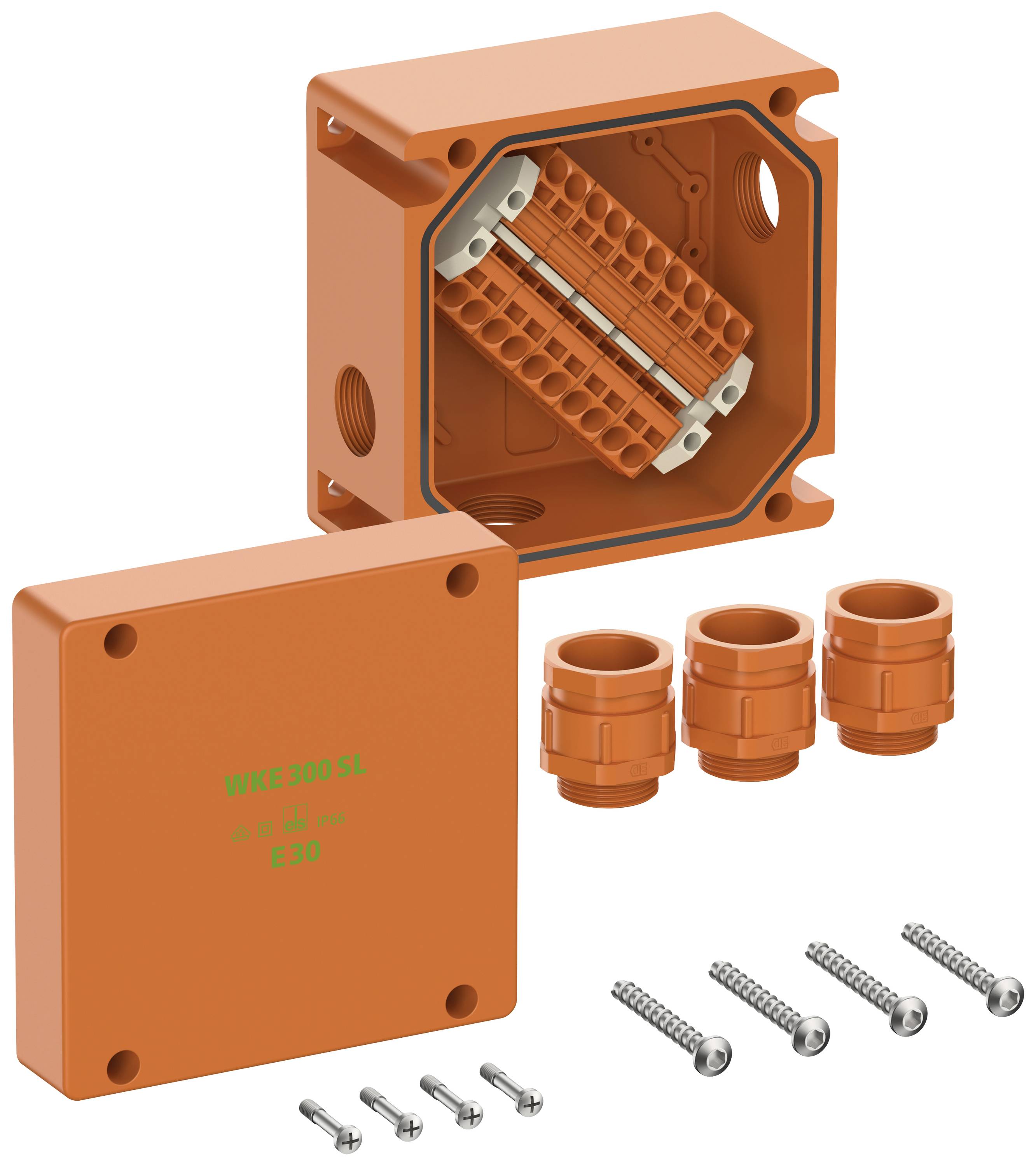 Spelsberg 86238301 Abzweigkasten (L x B x H) 160 x 110 x 160 mm Orange IP66 1 St.