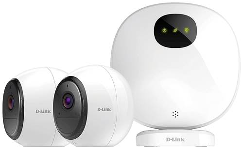 D-Link DCS 2802KT 0790069440458 WLAN IP Überwachungskamera-Set 1920 x 1080 Pixel