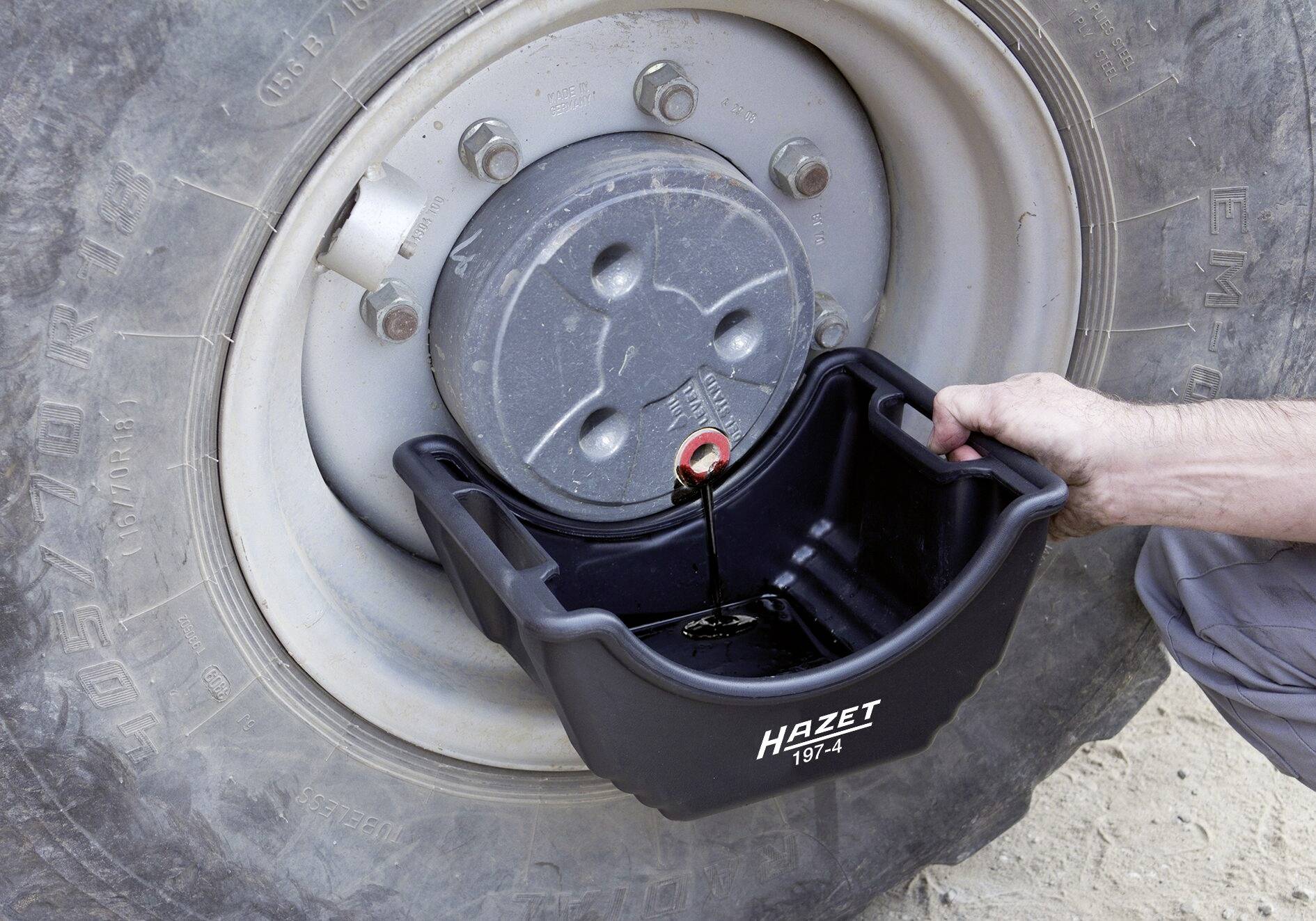 Hazet 197-4 Achsöl Auffangwanne Nkw 197-4