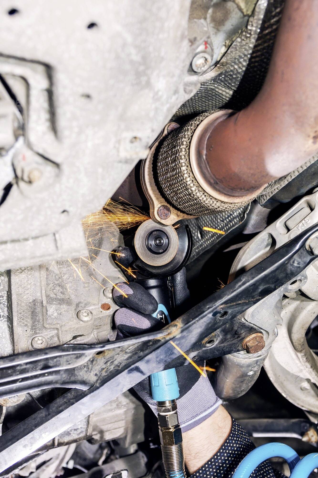 Hazet 9033M-7 Druckluft-Winkelschleifer