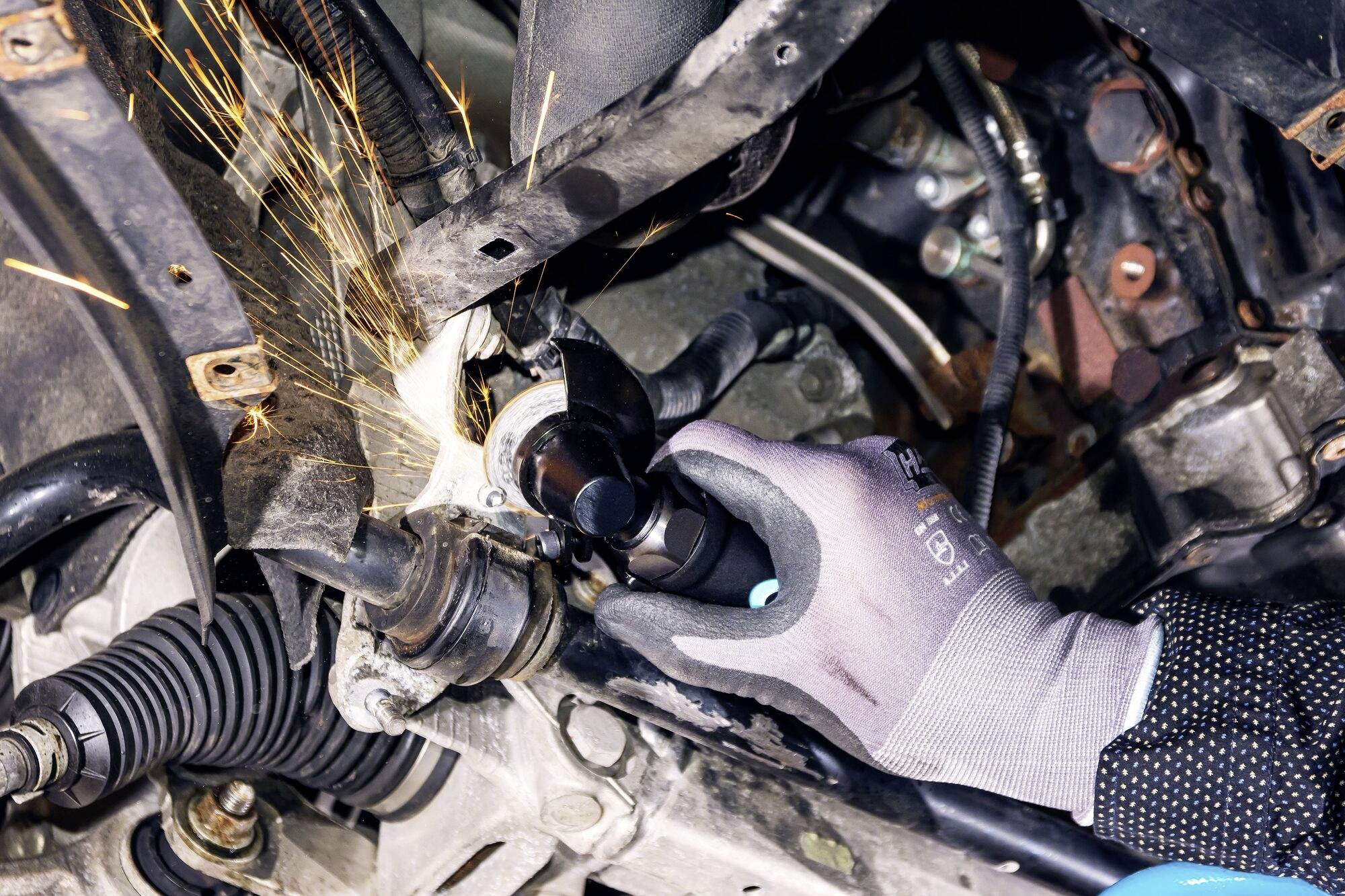 Hazet 9033M-7 Druckluft-Winkelschleifer