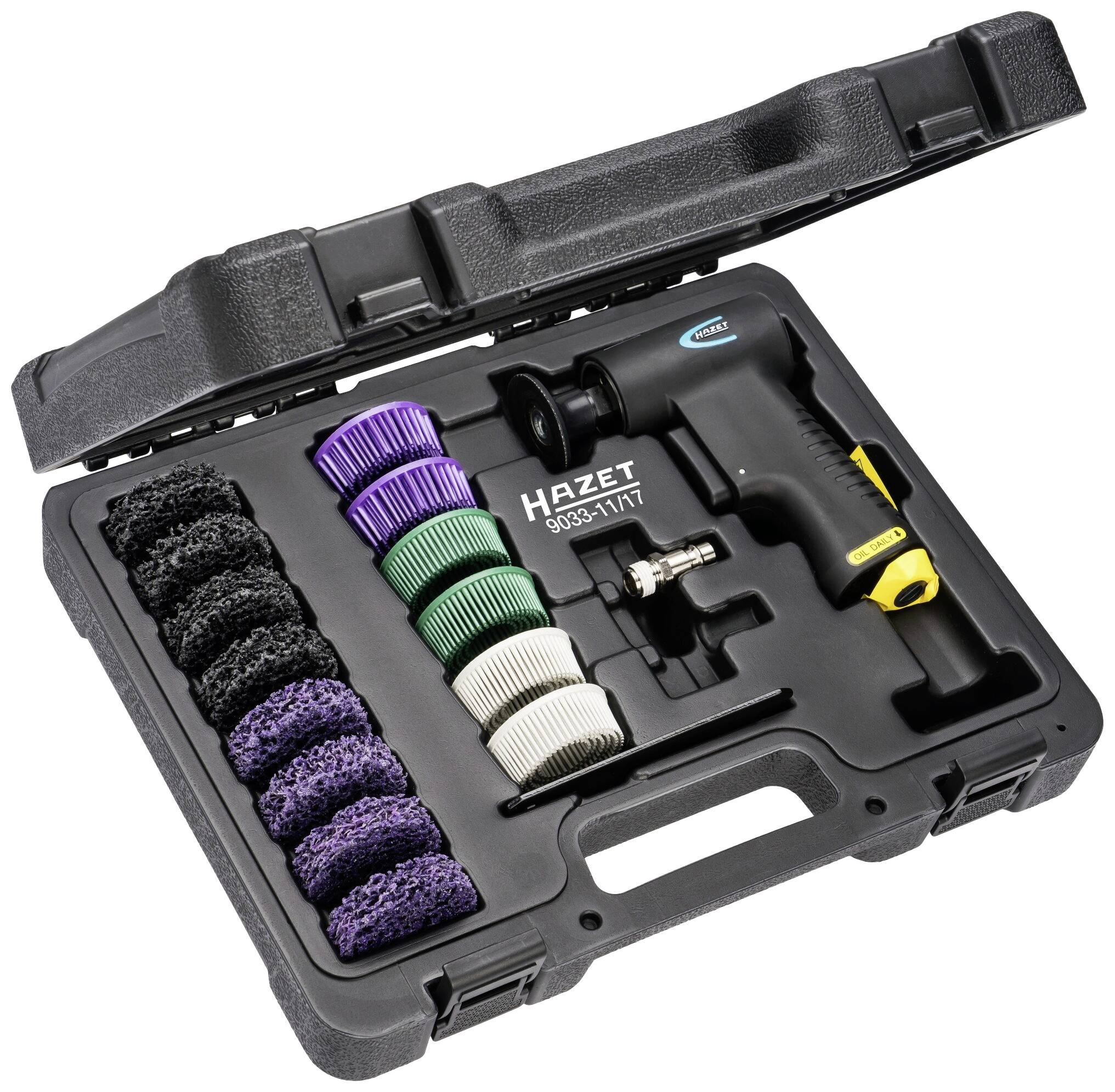 Hazet 9033-11/17 Druckluft-Borstenschleifer