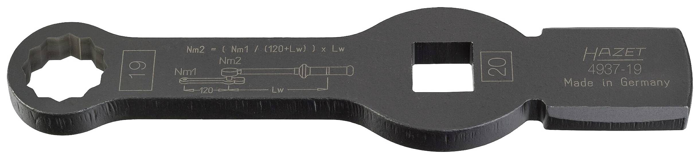 Hazet 4937-19 Schlag-Ringschlüssel