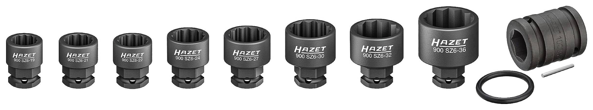 Hazet 900SZ6/11 Steckschlüsseleinsatz-Set 1/2" (12.5 mm) 900SZ6/11
