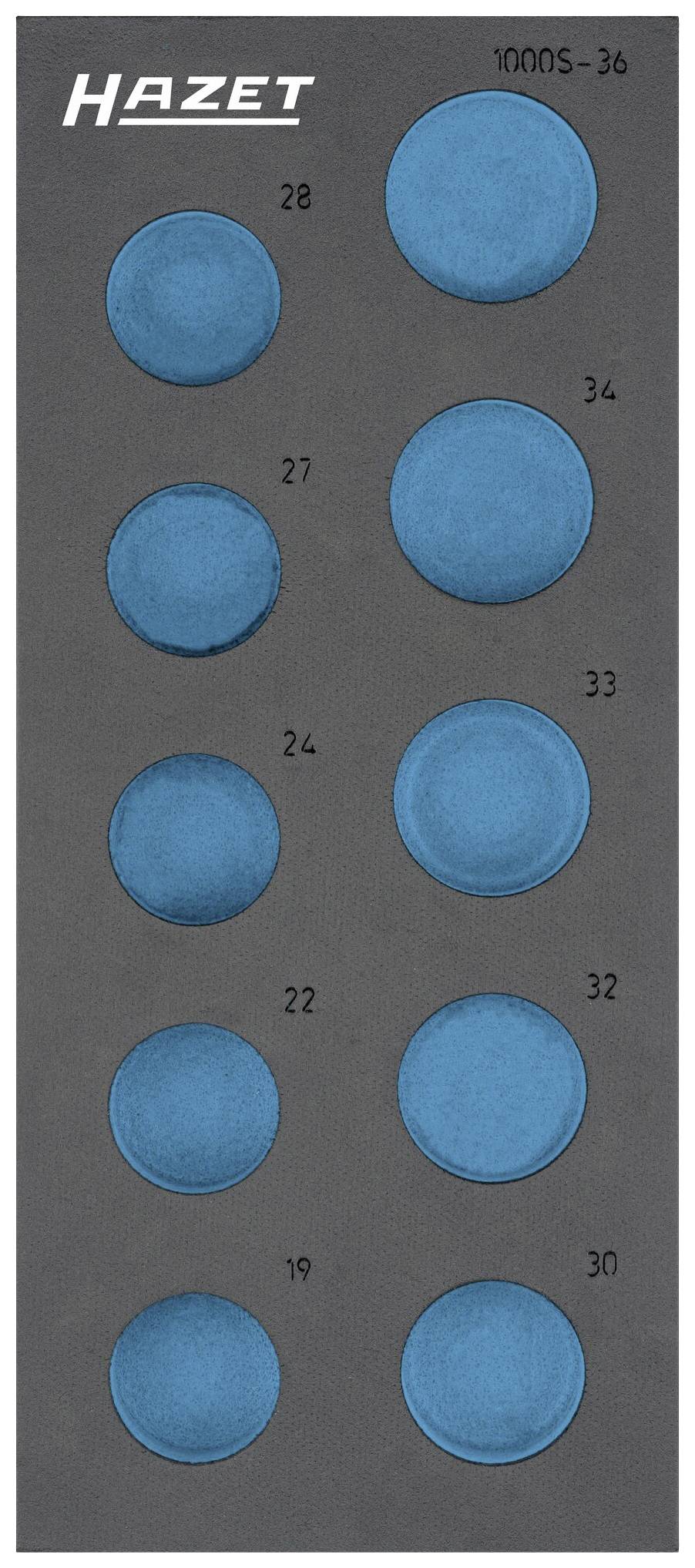 Hazet 163-572L 163-572L Schaumstoffeinlage (L x B) 172 mm x 392 mm