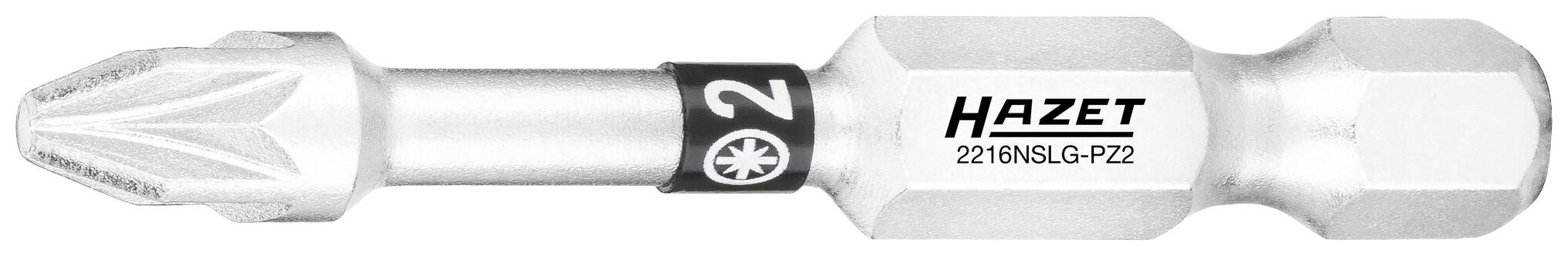 Hazet 2216NSLG-PZ2/3 2216NSLG-PZ2/3 Kreuzschlitz-Bit 2 C 6.3 1St.