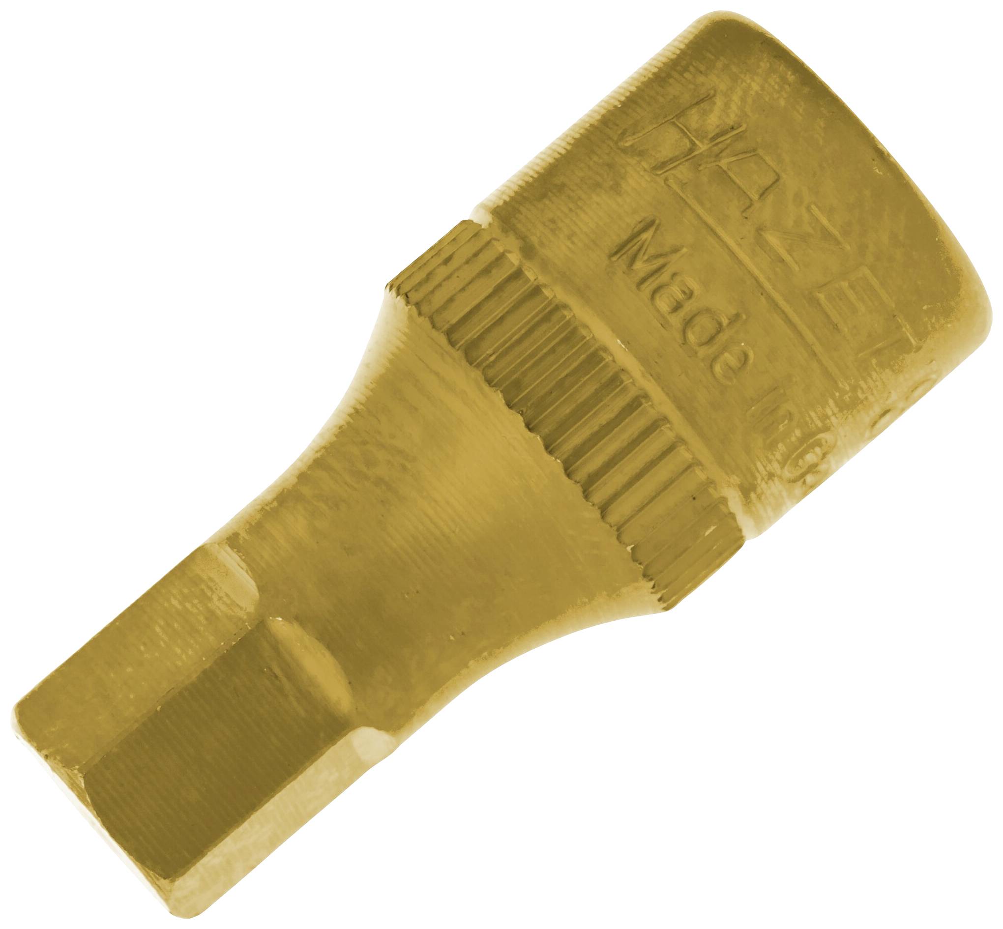 Messingfülleradapter von WAECO, verwendet für das Nachfüllen von Kältemittelanschlüssen.