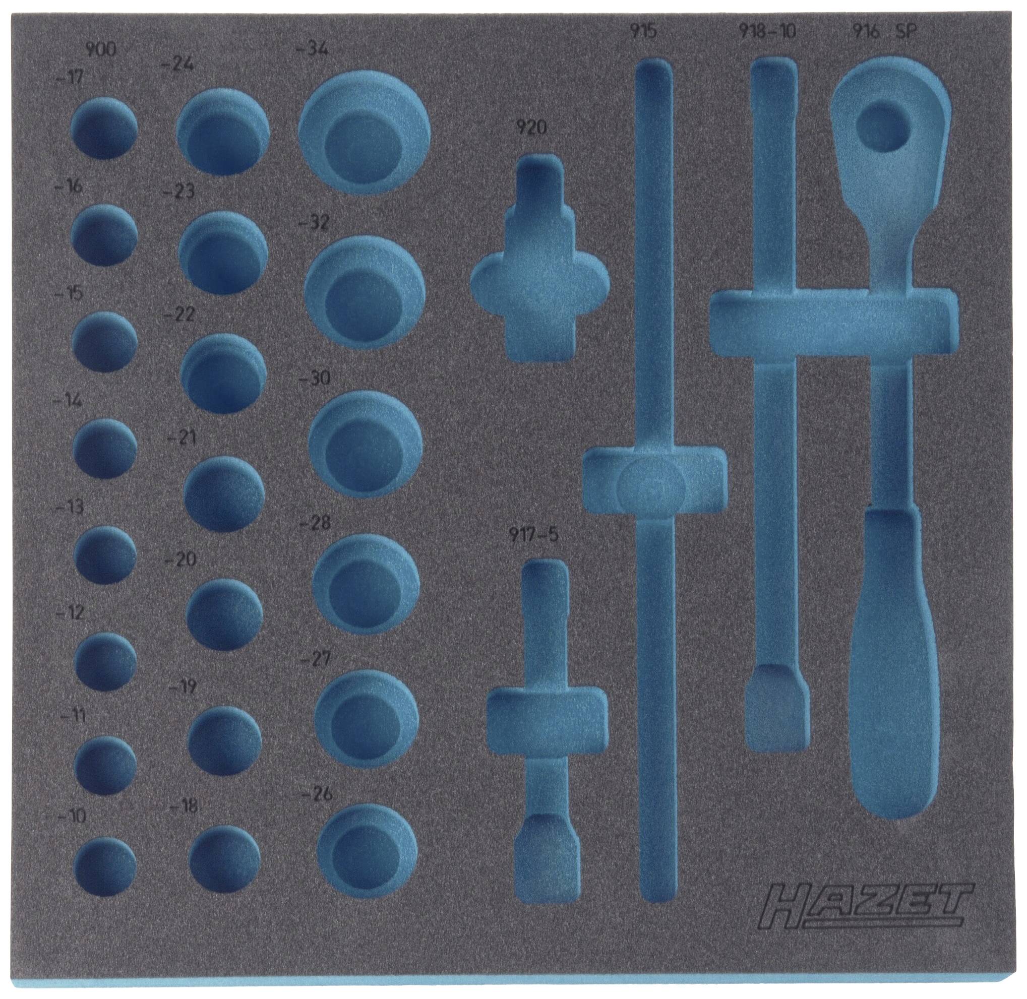Hazet 163-102L 163-102L Schaumstoffeinlage (L x B) 344 mm x 342 mm