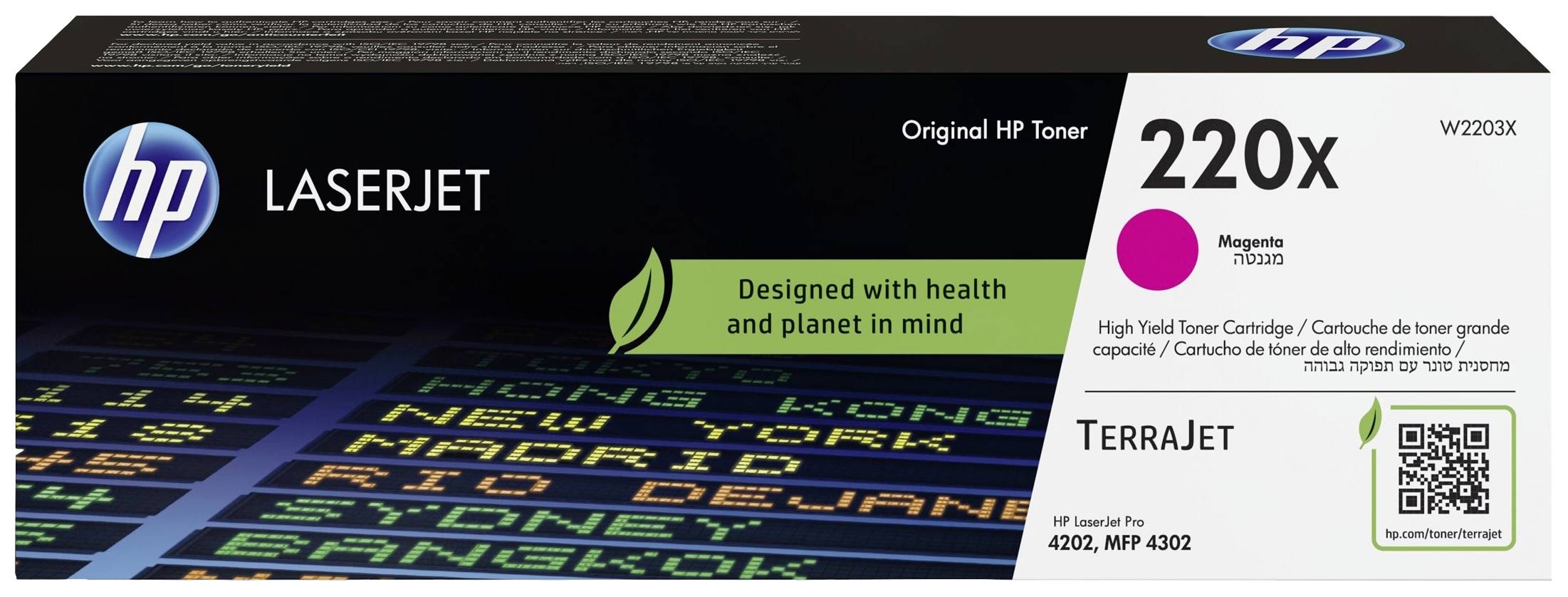 HP Toner 220X Original Magenta 5500 Seiten W2203X