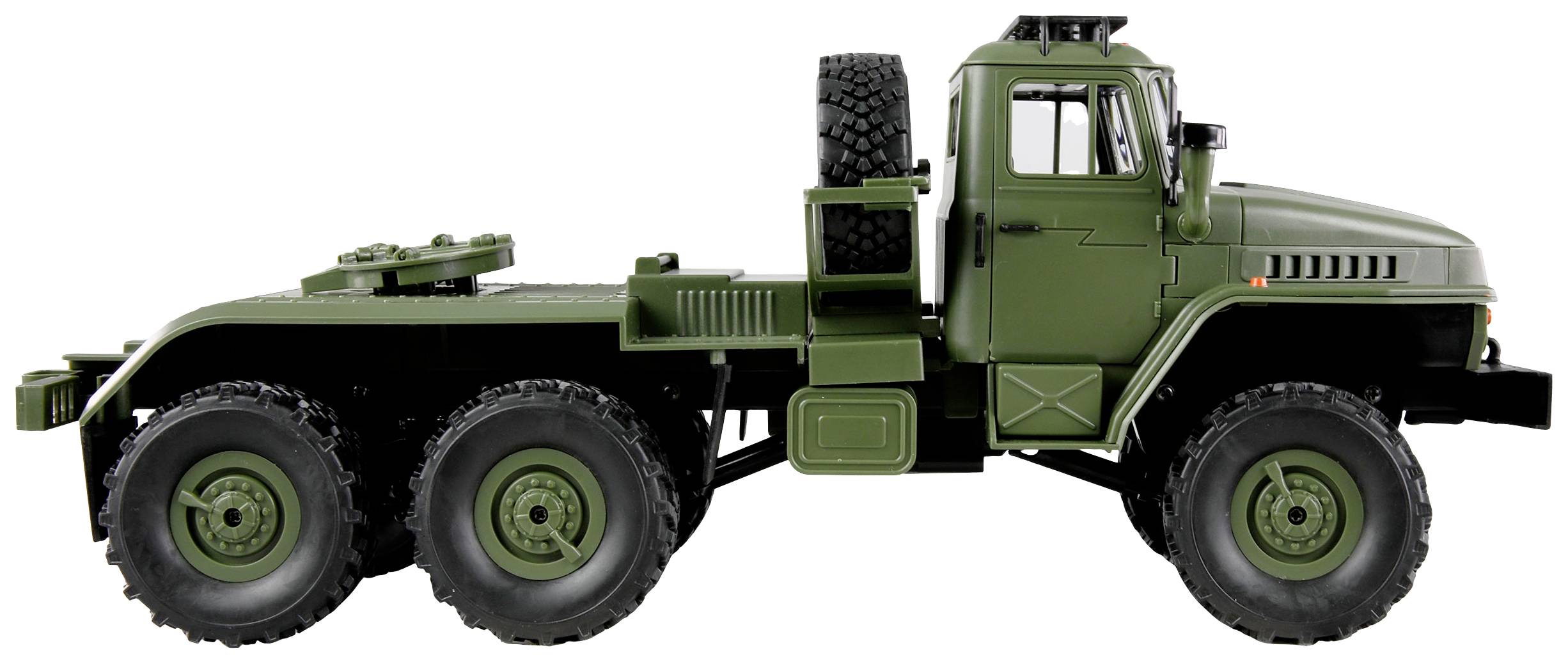 Amewi 22671 Ural B36 1:16 Elektro RC Modell-LKW RtR inkl. Akku und Ladekabel, Vorlackiert, mit Lichteffekt