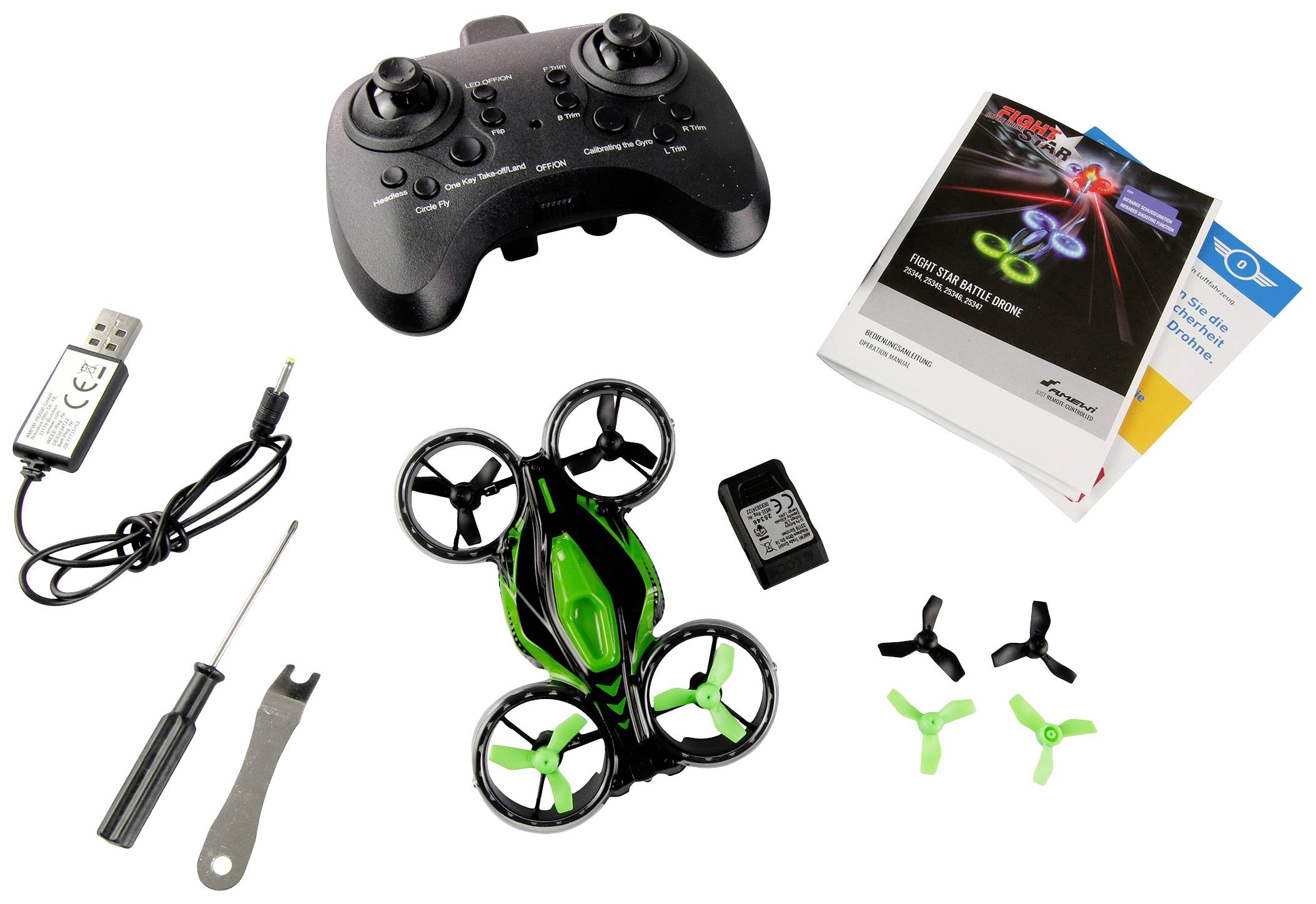 Amewi FightStar Battle Drone Quadrocopter RtF