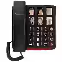 Amplicomms BigTel 40 Schnurgebundenes Seniorentelefon Foto-Tasten, für Hörgeräte kompatibel, Wahlwiederholung LED-Display Schwarz Amplicomms BigTel 40 Schnurgebundenes Seniorentelefon Foto-Tasten, für Hörgeräte kompatibel, Wahlwiederholung LED-Display Schwarz