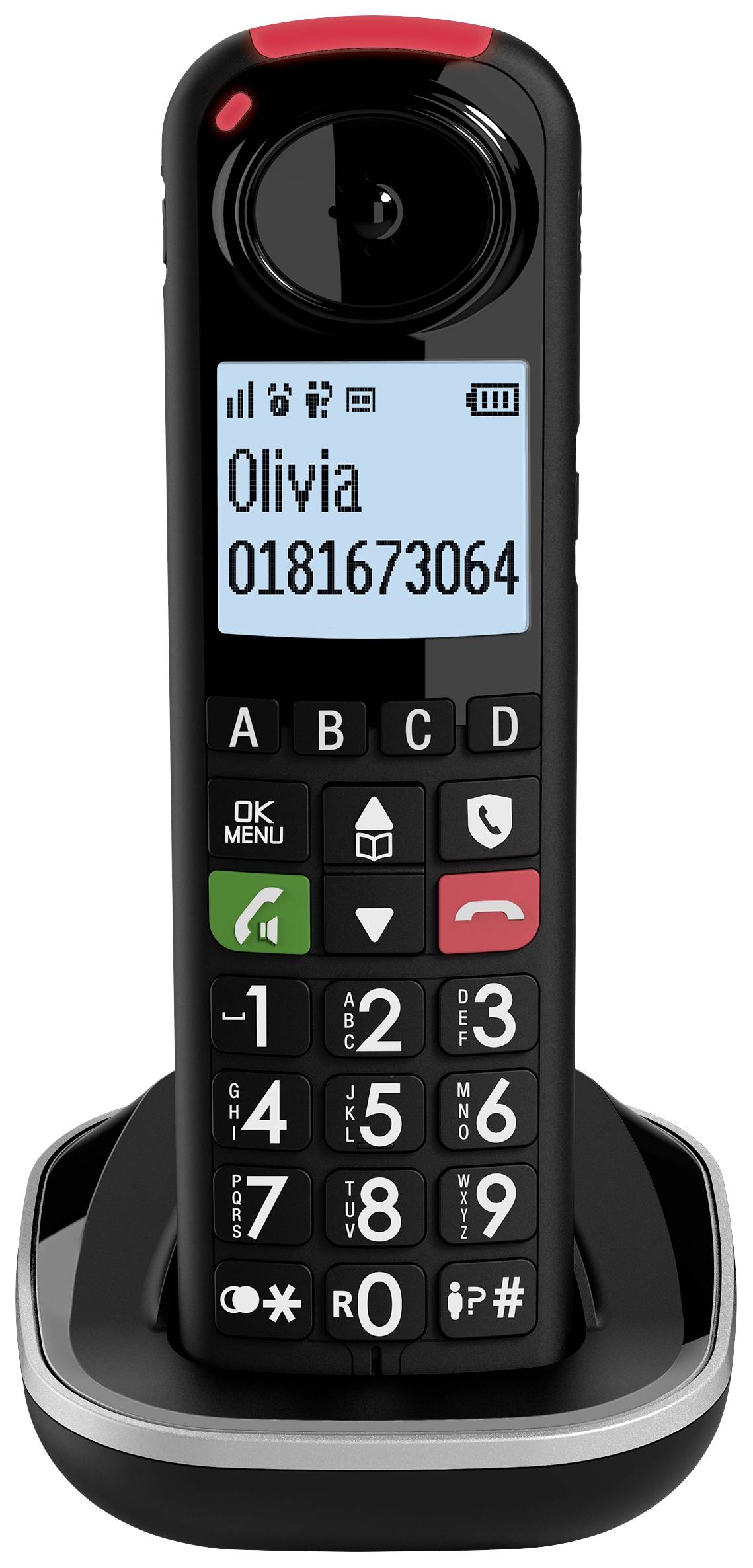 SwissVoice Xtra 3355 Combo Schnurgebundenes Seniorentelefon Anrufbeantworter, Foto-Tasten, Freisprechen, für Hörgeräte kompatibel