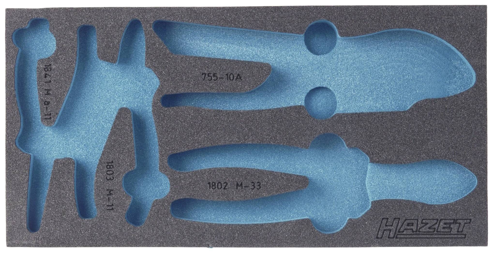 Hazet 163-121L 163-121L Schaumstoffeinlage (L x B) 342 mm x 172 mm