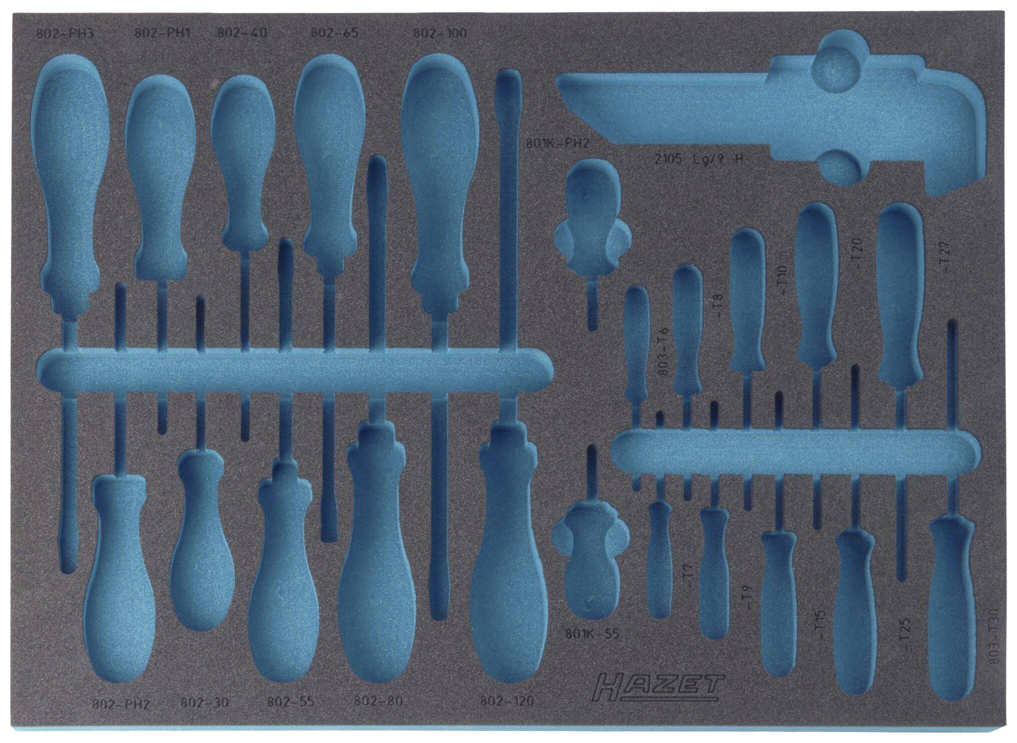 Hazet 163-141L 163-141L Schaumstoffeinlage (L x B) 519mm x 392mm