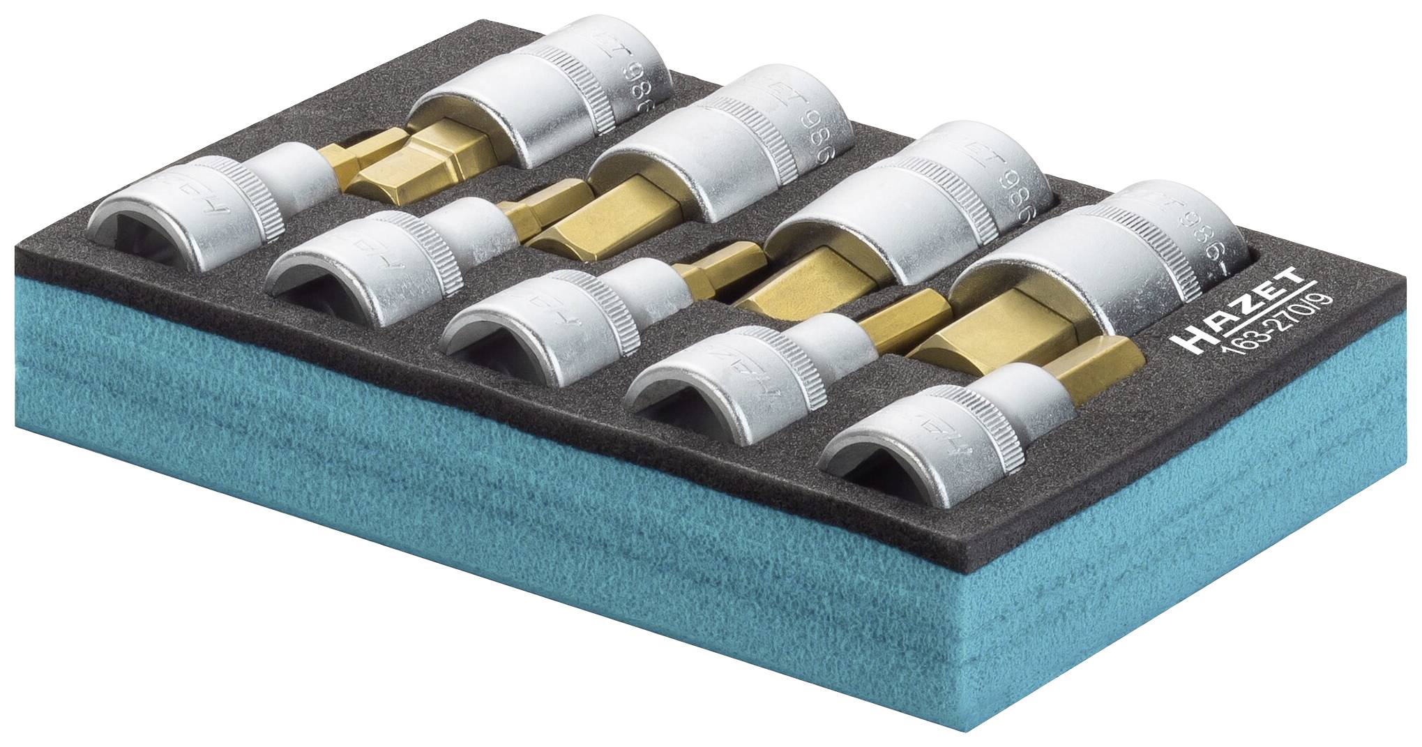 Hazet 163-270/9 Steckschlüsseleinsatz-Set 163-270/9