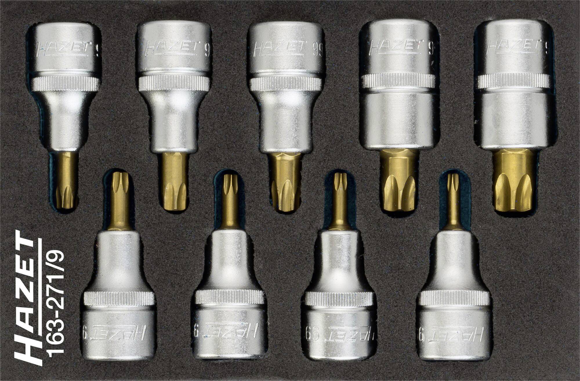 Hazet 163-271/9 Steckschlüsseleinsatz-Set 163-271/9